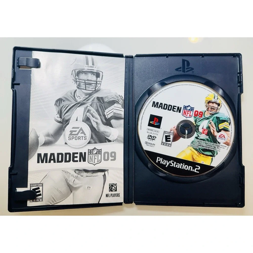 PlayStation 2 PS2 5 Game Lot - Madden NFL 09/ NBA Ballers/ Tiger Woods/Pinball